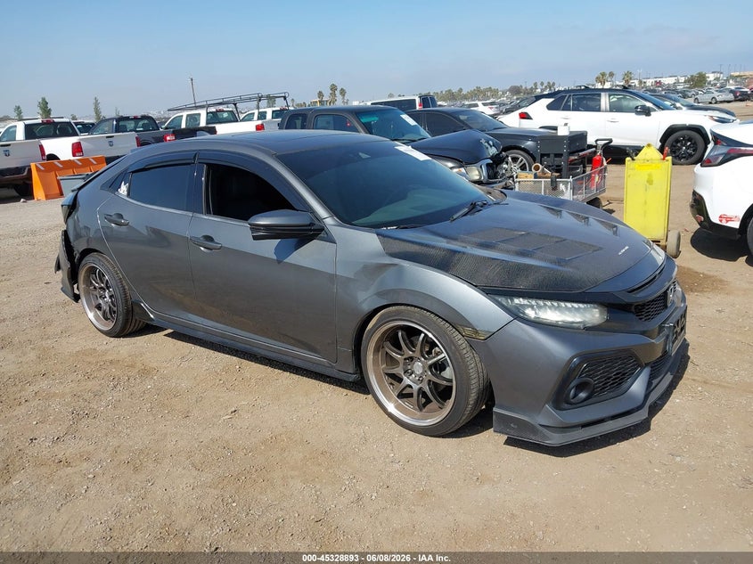 2017 Honda Civic VIN SHHFK7H91HU418112 IAAI salvage auction — RIGHT REAR, Salvage (California), sold $4,000 on 2026-07-20 (photo 1)