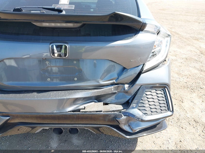 2017 Honda Civic VIN SHHFK7H91HU418112 IAAI salvage auction — RIGHT REAR, Salvage (California), sold $4,000 on 2026-07-20 (photo 6)