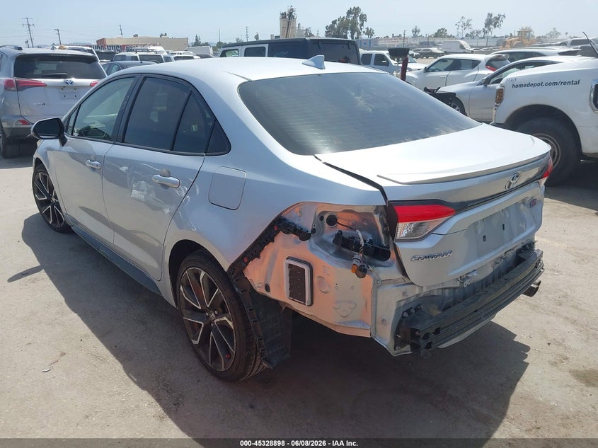 2020 Toyota Corolla VIN JTDS4RCE2LJ023688 IAAI salvage auction — REAR END, Salvage Title, sold $7,800 on 2026-07-22 (photo 3)