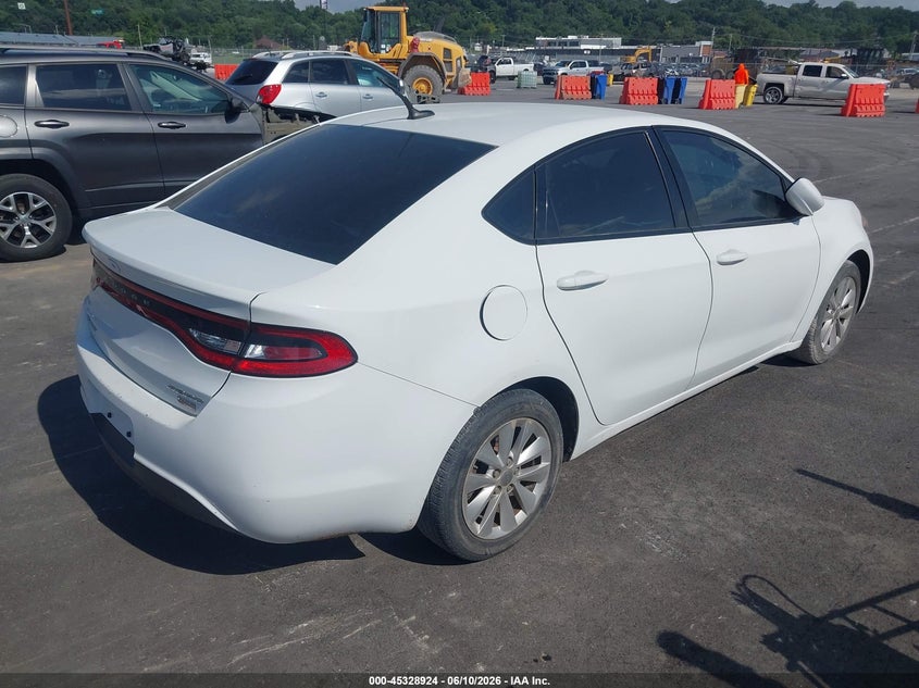 2015 Dodge Dart VIN 1C3CDFDH3FD278529 IAAI salvage auction — LEFT FRONT, Salvage Title, sold $350 on 2026-07-28 (photo 4)