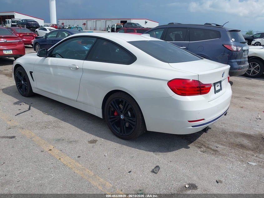 2014 BMW 4er VIN WBA3R5C56EK188300 IAAI salvage auction — HAIL, Salvage (Iowa), sold $5,500 on 2026-07-14 (photo 3)
