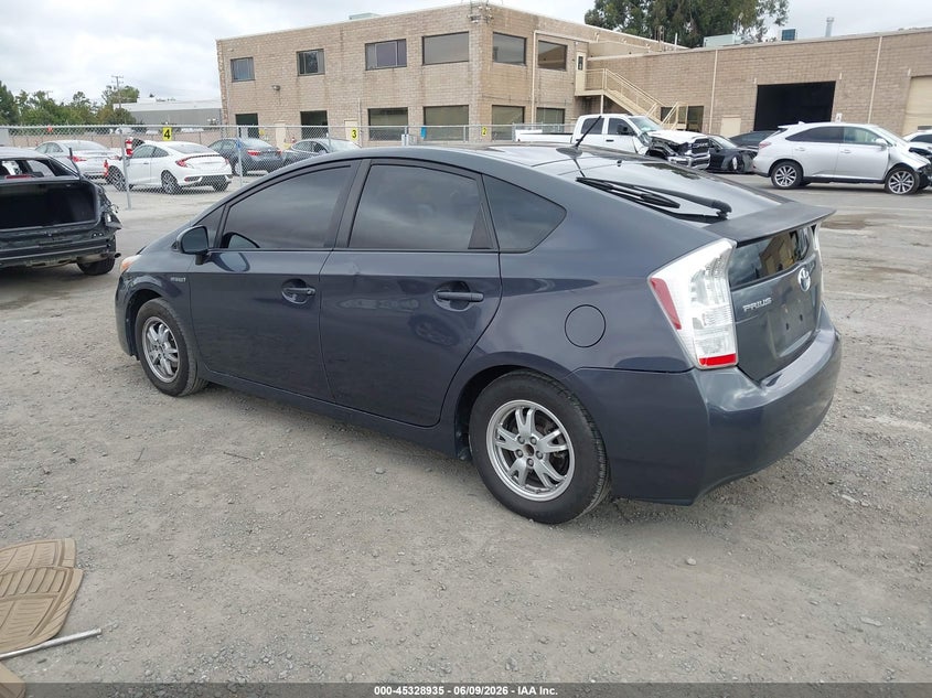 2011 Toyota Prius VIN JTDKN3DUXB0294891 IAAI salvage auction — RIGHT FRONT, Salvage (California), sold $925 on 2026-07-29 (photo 3)