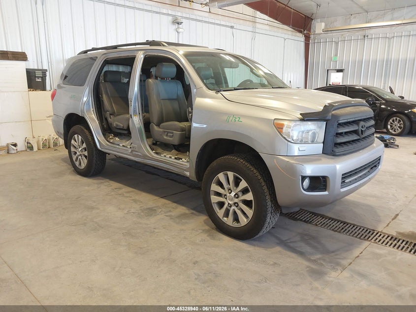 2010 Toyota Sequoia VIN 5TDJY5G15AS034801 IAAI salvage auction — SIDE, Salvage (Utah), sold $4,750 on 2026-07-10 (photo 1)