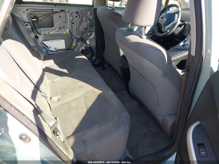 2012 Toyota Prius VIN JTDKN3DU9C1491322 IAAI salvage auction — SIDE, Salvage - 75% Or Less (Maryland), sold $2,500 on 2026-07-15 (photo 8)
