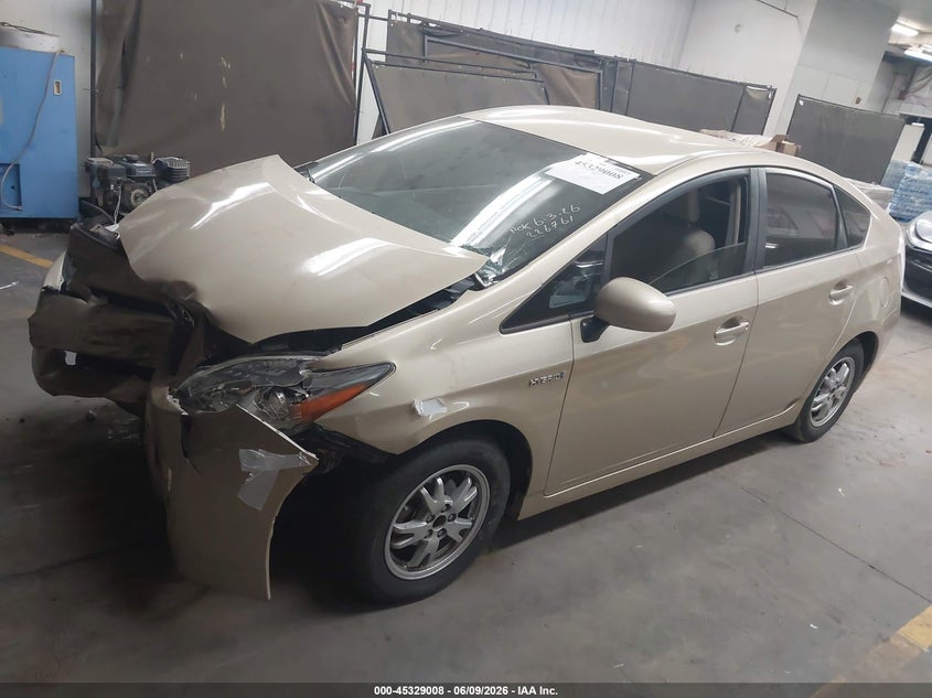 2010 Toyota Prius VIN JTDKN3DU8A1226761 IAAI salvage auction — FRONT END, Salvage (Arizona), sold $550 on 2026-07-28 (photo 2)