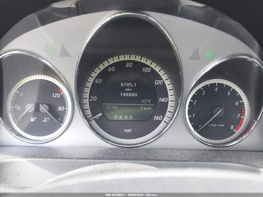 2011 Mercedes-benz C class VIN WDDGF5EB8BR180093 IAAI salvage auction — RIGHT SIDE, Salvage (Texas), sold $500 on 2026-07-13 (photo 7)