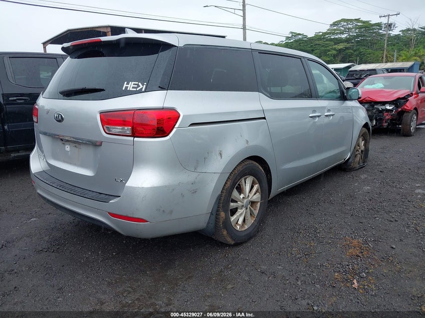 2018 Kia SEDONA VIN KNDMB5C16J6380232 IAAI salvage auction — UNDERCARRIAGE, Salvage Title, sold $300 on 2026-07-21 (photo 4)