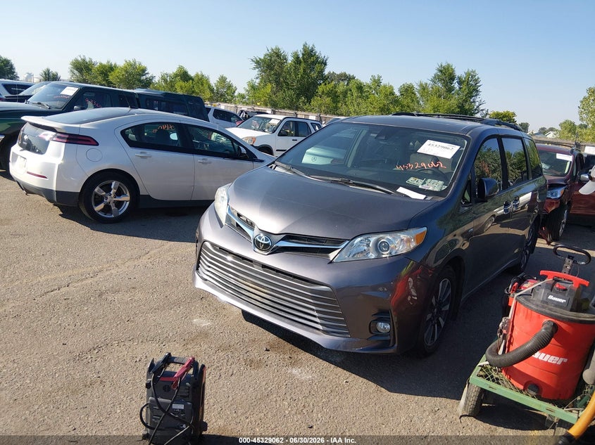 2019 Toyota Sienna VIN 5TDDZ3DCXKS225863 IAAI salvage auction — UNKNOWN, Clear (Colorado), sold $18,950 on 2026-07-07 (photo 2)