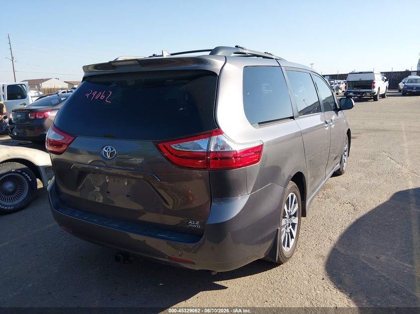 2019 Toyota Sienna VIN 5TDDZ3DCXKS225863 IAAI salvage auction — UNKNOWN, Clear (Colorado), sold $18,950 on 2026-07-07 (photo 4)