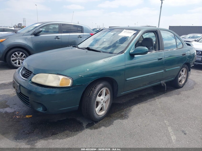 2003 Nissan Sentra VIN 3N1CB51D73L703949 IAAI salvage auction — REAR END, Salvage (California), sold $575 on 2026-07-09 (photo 2)