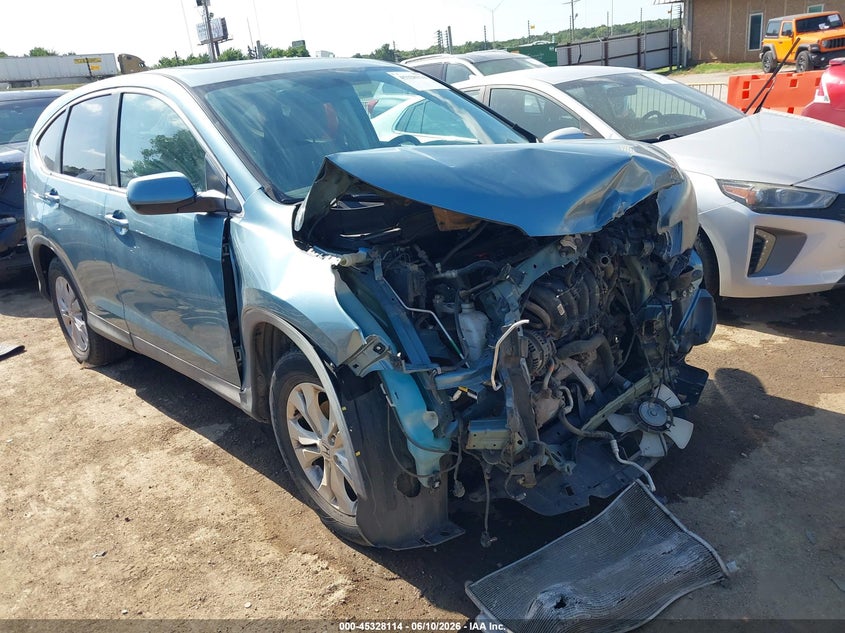 2014 Honda Cr-v VIN 2HKRM4H54EH603983 IAAI salvage auction — FRONT END, Junk (Oklahoma), sold $650 on 2026-07-18 (photo 1)