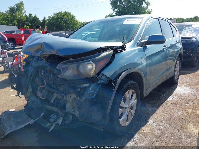 2014 Honda Cr-v VIN 2HKRM4H54EH603983 IAAI salvage auction — FRONT END, Junk (Oklahoma), sold $650 on 2026-07-18 (photo 2)
