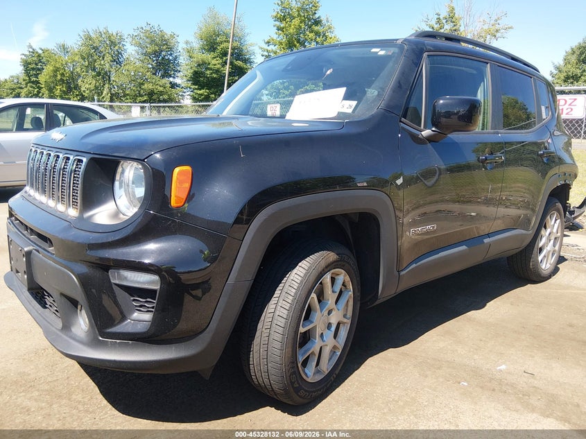 2021 Jeep Renegade VIN ZACNJDBB7MPM25575 IAAI salvage auction — REAR END, Salvage (New Jersey), sold $4,300 on 2026-08-06 (photo 2)