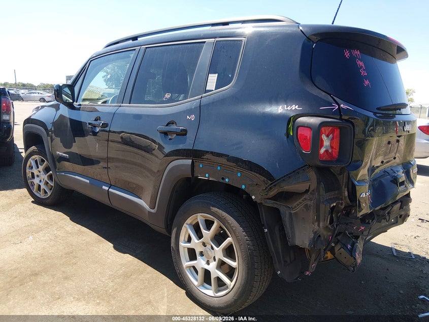 2021 Jeep Renegade VIN ZACNJDBB7MPM25575 IAAI salvage auction — REAR END, Salvage (New Jersey), sold $4,300 on 2026-08-06 (photo 3)