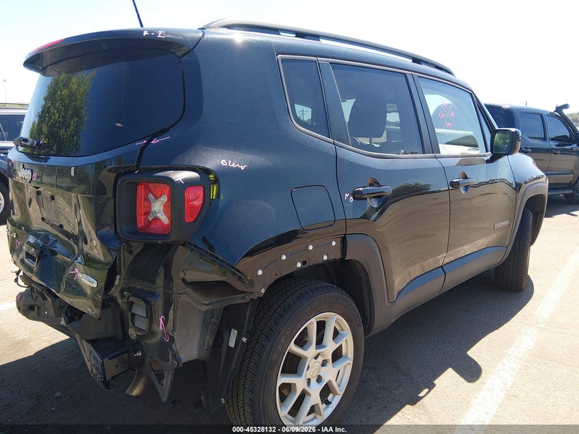 2021 Jeep Renegade VIN ZACNJDBB7MPM25575 IAAI salvage auction — REAR END, Salvage (New Jersey), sold $4,300 on 2026-08-06 (photo 4)