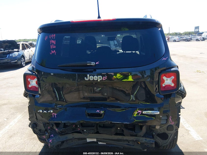 2021 Jeep Renegade VIN ZACNJDBB7MPM25575 IAAI salvage auction — REAR END, Salvage (New Jersey), sold $4,300 on 2026-08-06 (photo 6)