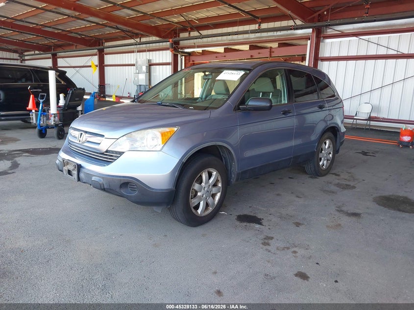 2007 Honda Cr-v VIN JHLRE38527C064997 IAAI salvage auction — REAR END, Salvage (California), sold $1,450 on 2026-07-28 (photo 2)