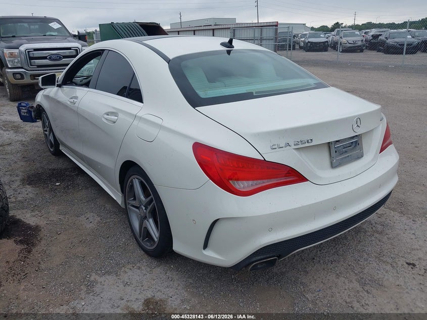 2015 Mercedes-benz Cla-klasse VIN WDDSJ4GBXFN182053 IAAI salvage auction — LEFT FRONT, Salvage Title, sold $2,025 on 2026-08-11 (photo 3)