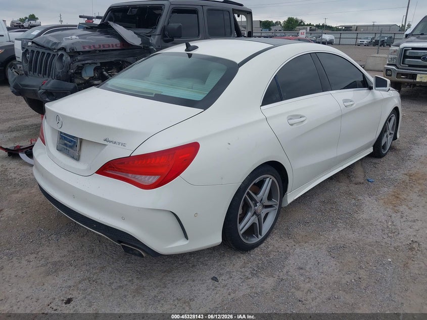 2015 Mercedes-benz Cla-klasse VIN WDDSJ4GBXFN182053 IAAI salvage auction — LEFT FRONT, Salvage Title, sold $2,025 on 2026-08-11 (photo 4)