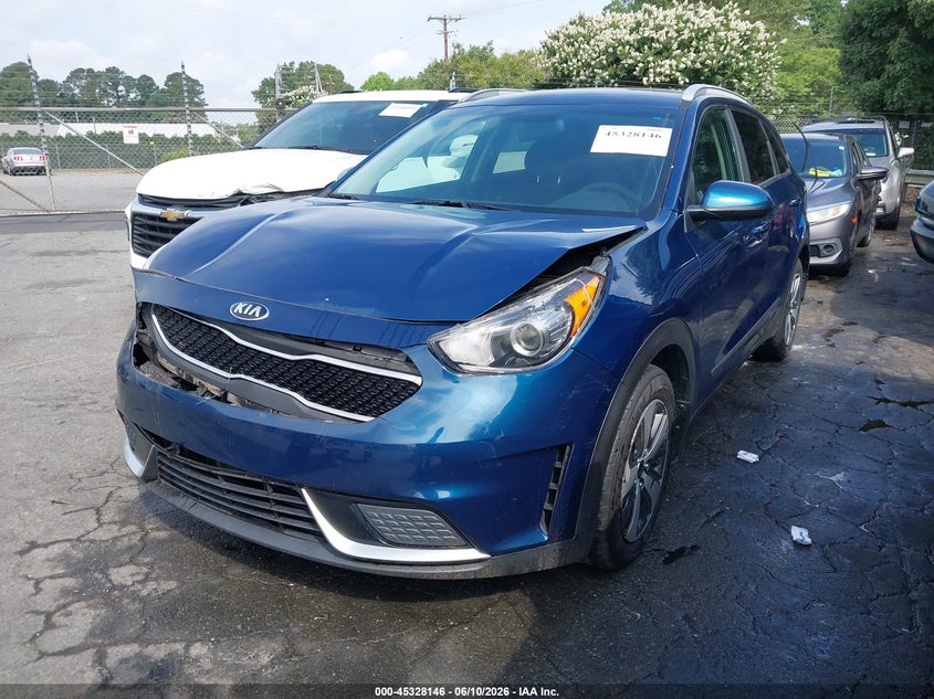 2019 Kia Niro VIN KNDCB3LC9K5242225 IAAI salvage auction — FRONT END, Salvage Title, sold $675 on 2026-07-30 (photo 2)