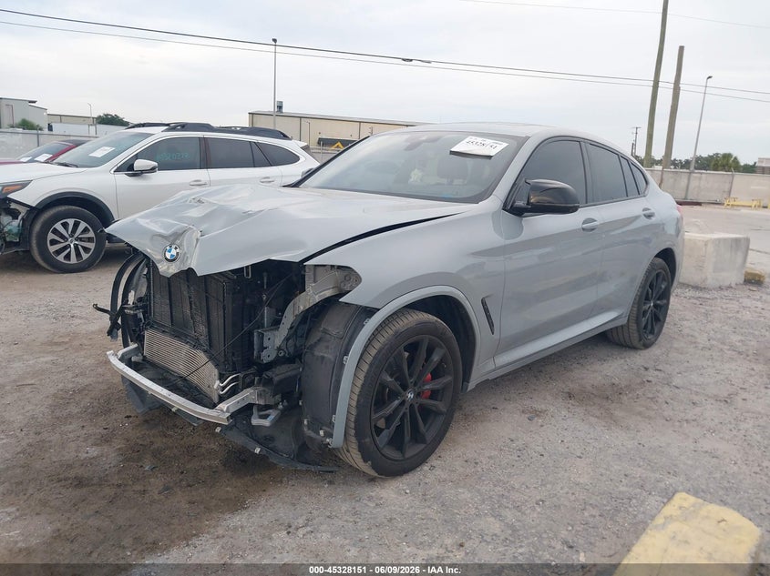 2024 BMW X4 VIN 5UX43DT04R9U95354 IAAI salvage auction — FRONT END, Salvage Title, sold $26,150 on 2026-07-20 (photo 2)
