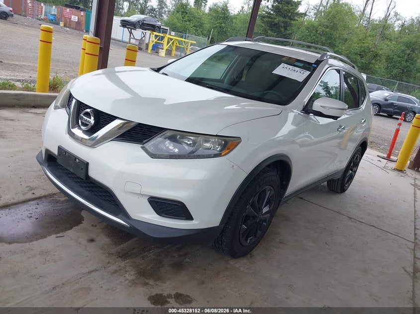 2014 Nissan Rogue VIN 5N1AT2ML6EC805448 IAAI salvage auction — REAR END, Salvage Title, sold $2,550 on 2026-07-05 (photo 2)