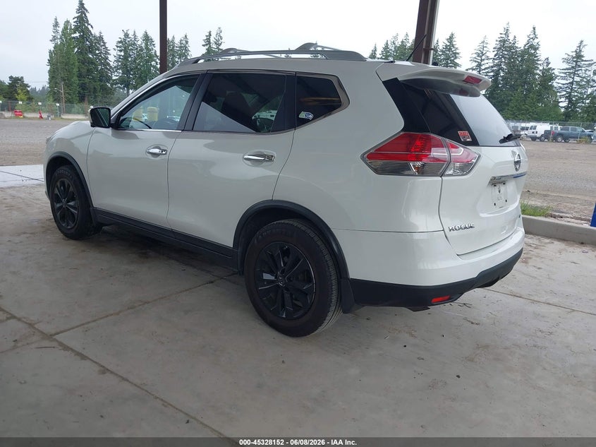 2014 Nissan Rogue VIN 5N1AT2ML6EC805448 IAAI salvage auction — REAR END, Salvage Title, sold $2,550 on 2026-07-05 (photo 3)