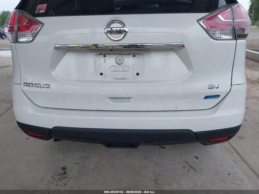 2014 Nissan Rogue VIN 5N1AT2ML6EC805448 IAAI salvage auction — REAR END, Salvage Title, sold $2,550 on 2026-07-05 (photo 6)