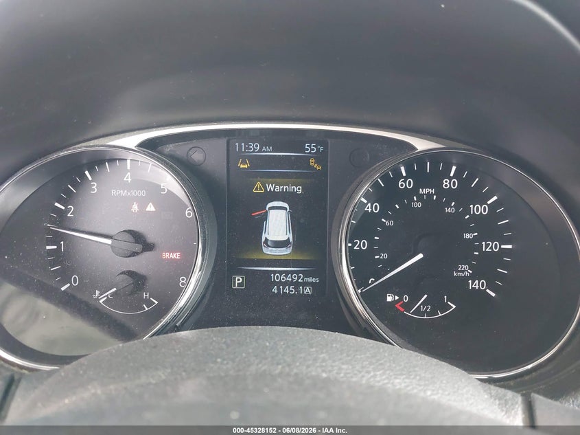 2014 Nissan Rogue VIN 5N1AT2ML6EC805448 IAAI salvage auction — REAR END, Salvage Title, sold $2,550 on 2026-07-05 (photo 7)