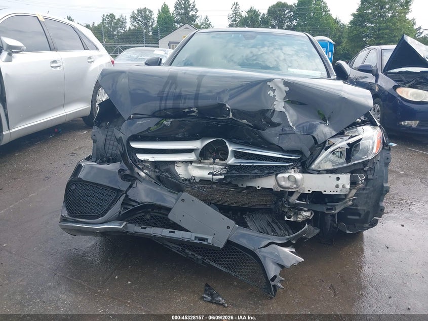2018 Mercedes-benz C-klasse VIN 55SWF4JB0JU262411 IAAI salvage auction — FRONT END, Salvage (North Carolina), sold $4,250 on 2026-07-26 (photo 6)