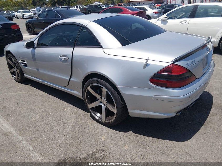 2004 Mercedes-benz Sl-class VIN WDBSK74F54F068452 IAAI salvage auction — LEFT FRONT, Salvage (California), sold $10,600 on 2026-07-16 (photo 3)