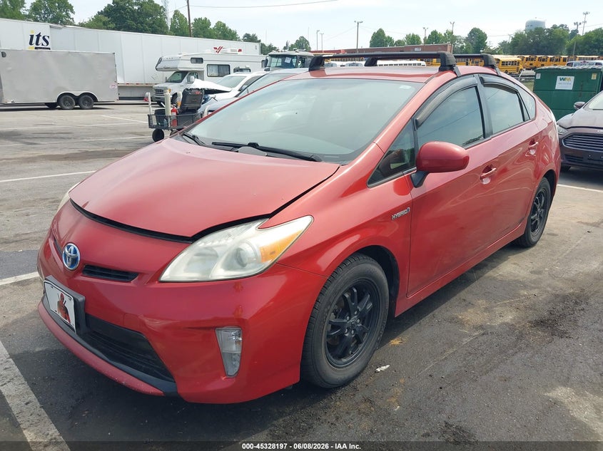 2013 Toyota Prius VIN JTDKN3DU9D5628074 IAAI salvage auction — NORMAL WEAR, Clear (North Carolina), sold $1,000 on 2026-07-16 (photo 6)