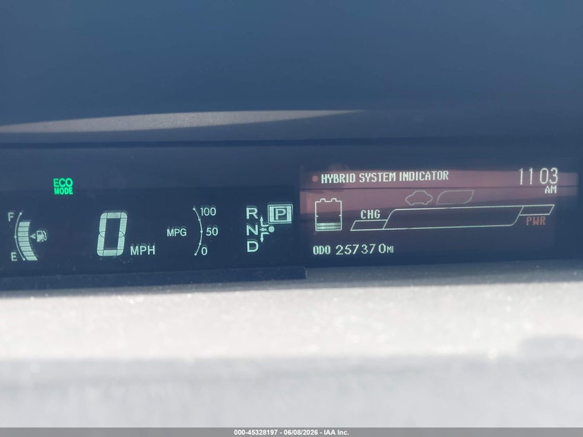 2013 Toyota Prius VIN JTDKN3DU9D5628074 IAAI salvage auction — NORMAL WEAR, Clear (North Carolina), sold $1,000 on 2026-07-16 (photo 7)