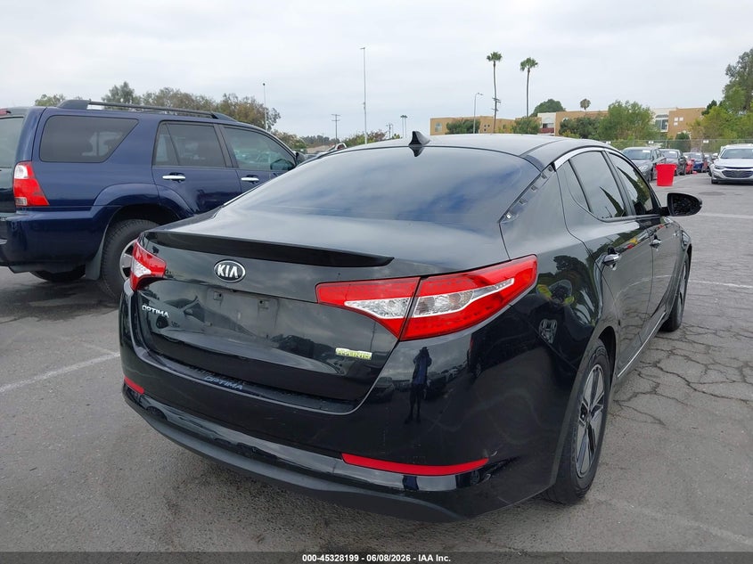 2013 Kia Optima VIN KNAGM4AD2D5054272 IAAI salvage auction — NORMAL WEAR, Salvage Title, sold $1,200 on 2026-07-09 (photo 4)