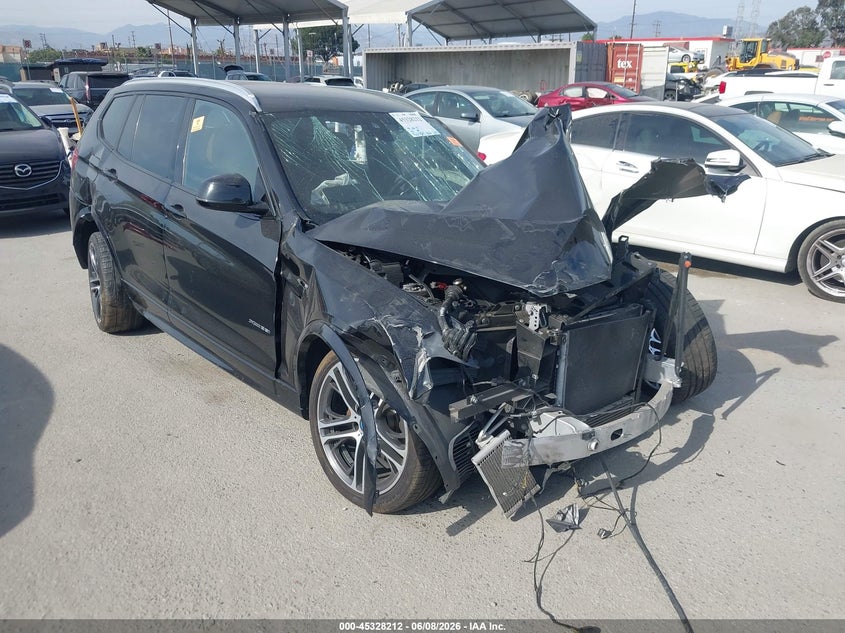 2017 BMW X3 VIN 5UXWX7C5XH0U42316 IAAI salvage auction — BIO HAZARD, Salvage Title, sold $925 on 2026-07-22 (photo 1)