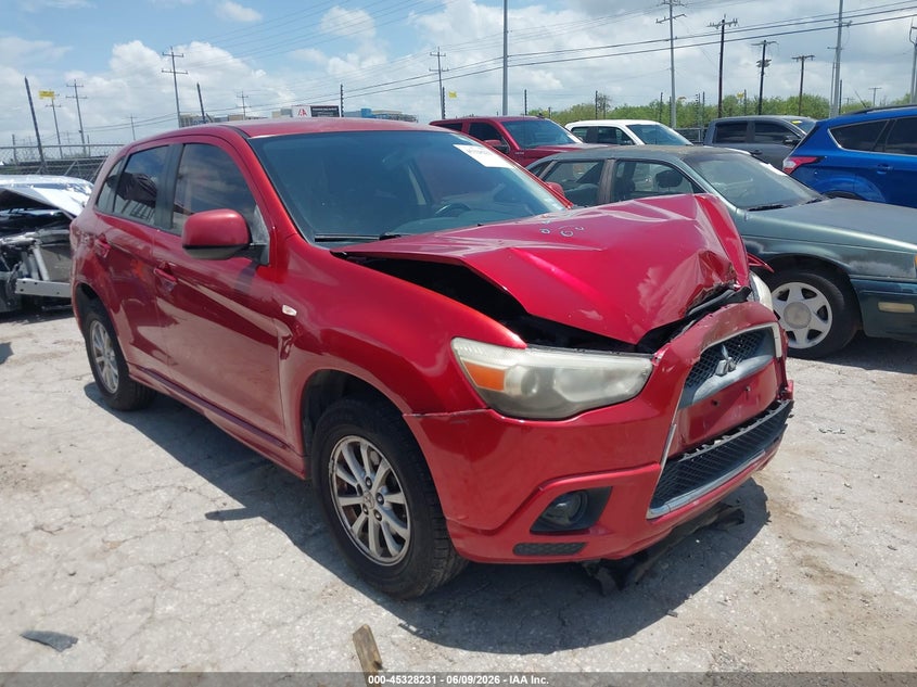 2012 Mitsubishi Outlander VIN JA4AP3AU8CZ001099 IAAI salvage auction — FRONT END, Salvage Title, sold $400 on 2026-07-13 (photo 1)