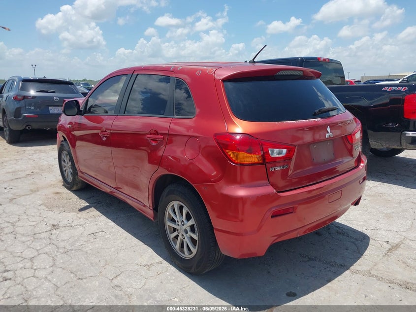 2012 Mitsubishi Outlander VIN JA4AP3AU8CZ001099 IAAI salvage auction — FRONT END, Salvage Title, sold $400 on 2026-07-13 (photo 3)