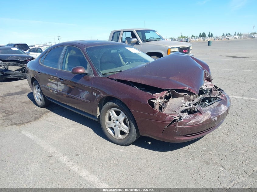 2001 Ford Taurus VIN 1FAFP56S01A236869 IAAI salvage auction — ENGINE DAMAGE, Salvage (California), sold $150 on 2026-07-25 (photo 1)