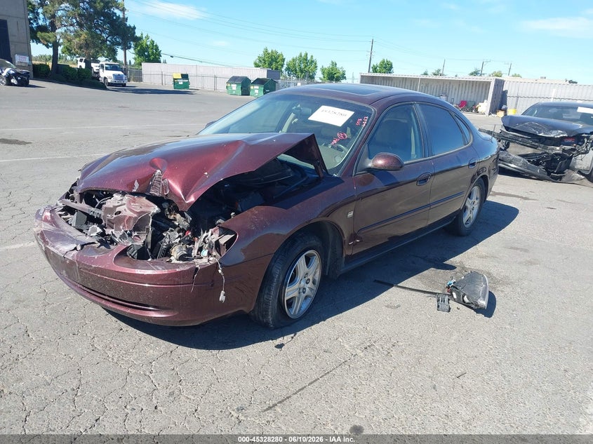 2001 Ford Taurus VIN 1FAFP56S01A236869 IAAI salvage auction — ENGINE DAMAGE, Salvage (California), sold $150 on 2026-07-25 (photo 2)