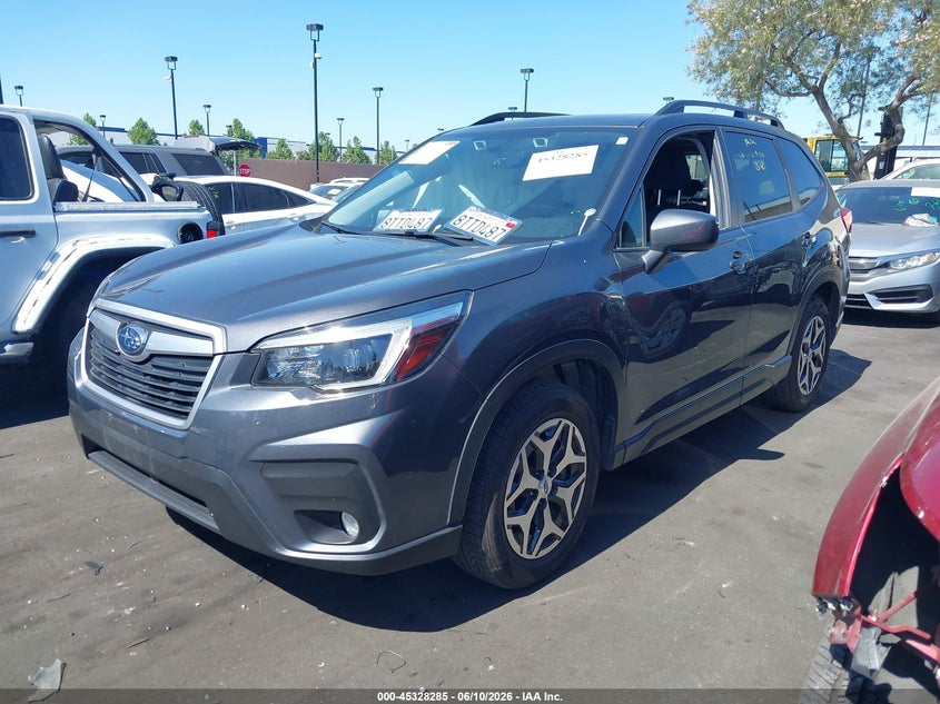2021 Subaru Forester VIN JF2SKAFC1MH430378 IAAI salvage auction — RIGHT SIDE, Salvage Title, sold $2,100 on 2026-07-24 (photo 2)
