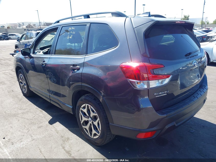 2021 Subaru Forester VIN JF2SKAFC1MH430378 IAAI salvage auction — RIGHT SIDE, Salvage Title, sold $2,100 on 2026-07-24 (photo 3)