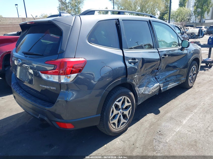 2021 Subaru Forester VIN JF2SKAFC1MH430378 IAAI salvage auction — RIGHT SIDE, Salvage Title, sold $2,100 on 2026-07-24 (photo 4)