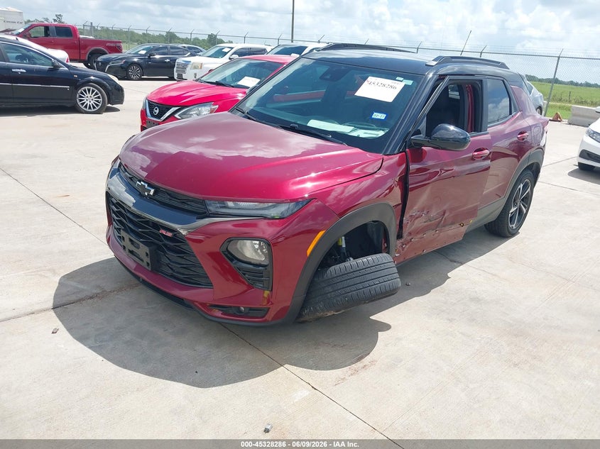 2023 Chevrolet Trailblazer VIN KL79MTSL4PB194922 IAAI salvage auction — SIDE, Original (Texas), sold $7,700 on 2026-08-02 (photo 2)