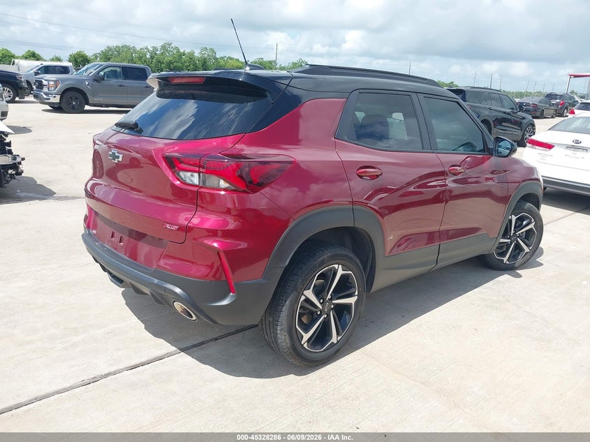 2023 Chevrolet Trailblazer VIN KL79MTSL4PB194922 IAAI salvage auction — SIDE, Original (Texas), sold $7,700 on 2026-08-02 (photo 4)