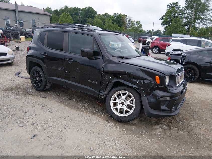 2019 Jeep Renegade VIN ZACNJBBBXKPK43077 IAAI salvage auction — RIGHT FRONT, Salvage (West Virginia), sold $2,050 on 2026-08-12 (photo 1)