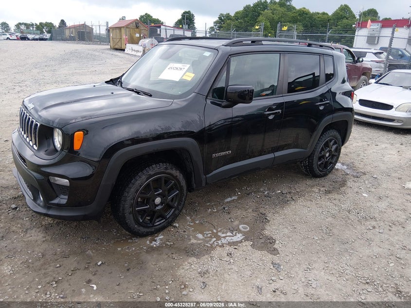 2019 Jeep Renegade VIN ZACNJBBBXKPK43077 IAAI salvage auction — RIGHT FRONT, Salvage (West Virginia), sold $2,050 on 2026-08-12 (photo 2)