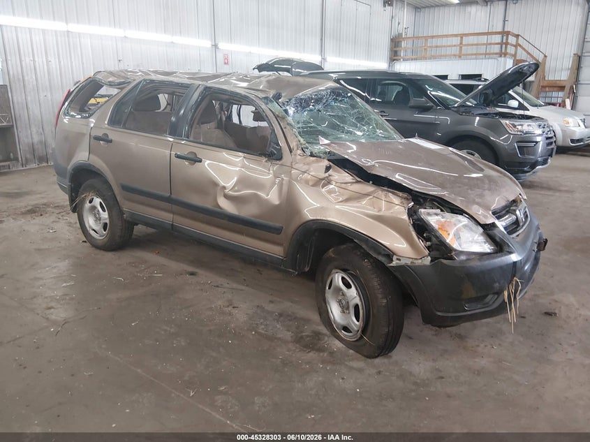 2004 Honda Cr-v VIN SHSRD68424U204806 IAAI salvage auction — ROLLOVER, Parts Only Bos (Minnesota), sold $275 on 2026-07-14 (photo 1)