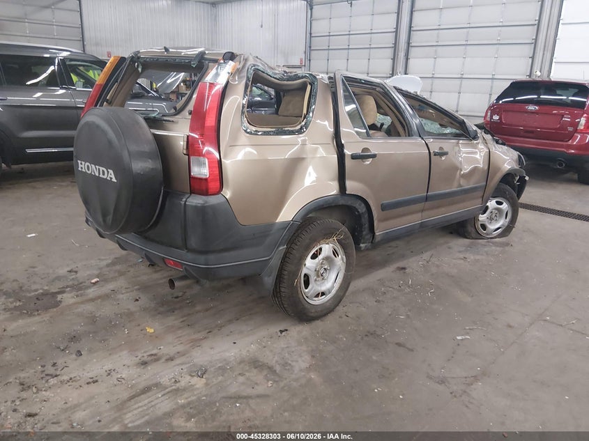 2004 Honda Cr-v VIN SHSRD68424U204806 IAAI salvage auction — ROLLOVER, Parts Only Bos (Minnesota), sold $275 on 2026-07-14 (photo 4)