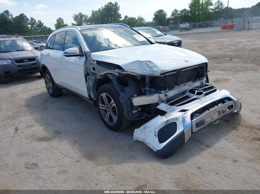 2019 Mercedes-benz Glc VIN WDC0G4KB5KF660241 IAAI salvage auction — FRONT END, Salvage (Virginia), sold $7,500 on 2026-08-02 (photo 1)