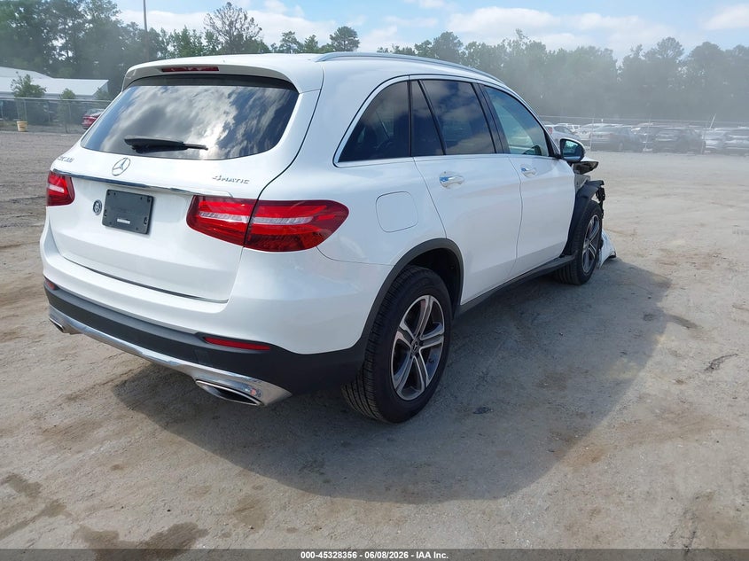 2019 Mercedes-benz Glc VIN WDC0G4KB5KF660241 IAAI salvage auction — FRONT END, Salvage (Virginia), sold $7,500 on 2026-08-02 (photo 4)